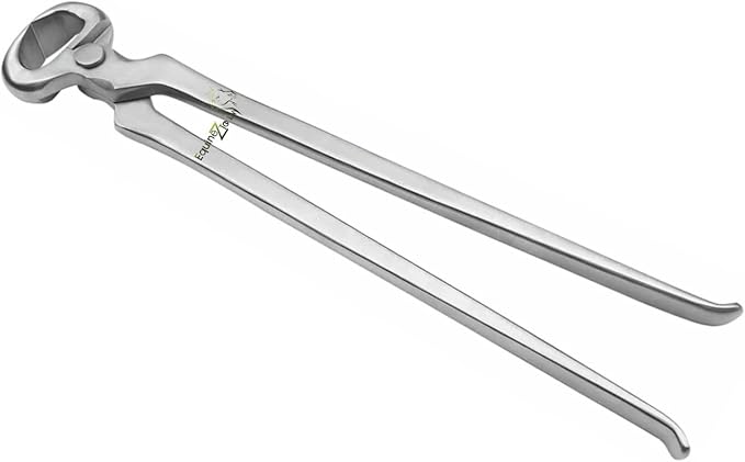 Hoof Nipper 15" Vanadium Steel Farrier Tool – Heavy Duty Professional Hoof Trimming Tool with Dull Finish for Precision Hoof Care, Durable Construction & Enhanced Grip for Farriers and Horse Owners