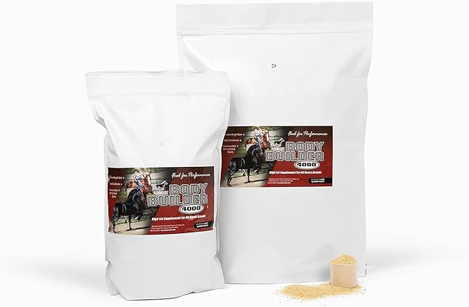 Pennwoods Body Builder 4000, Horse Weight Gain Supplement, High Fat and Energy Horse Weight Builder with Body Conditioning Horse Vitamins, Improves Hoof Quality - 12lb Bag