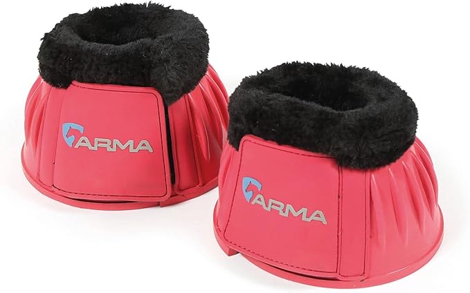 Shires Equestrian Equine Horse Arma Fleece Overreach Bell Boots