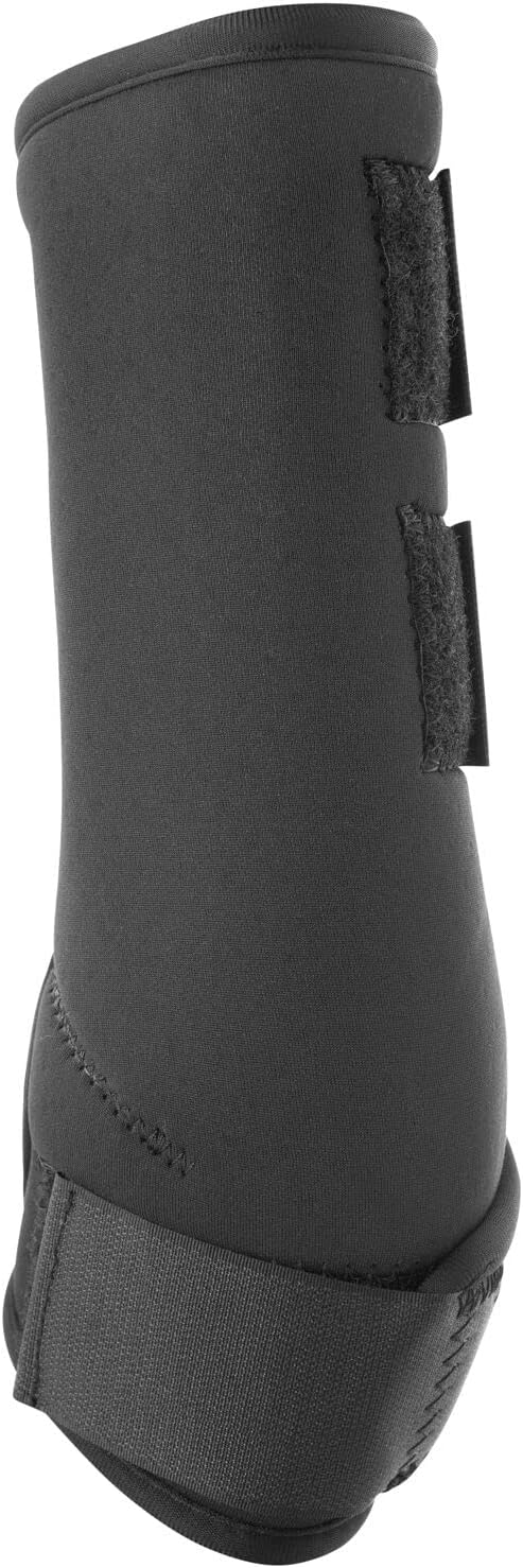 HORZE Brushing Splint Boots for Horses (Pair) - Durable Neoprene, Secure Closure, Lightweight - Black - L