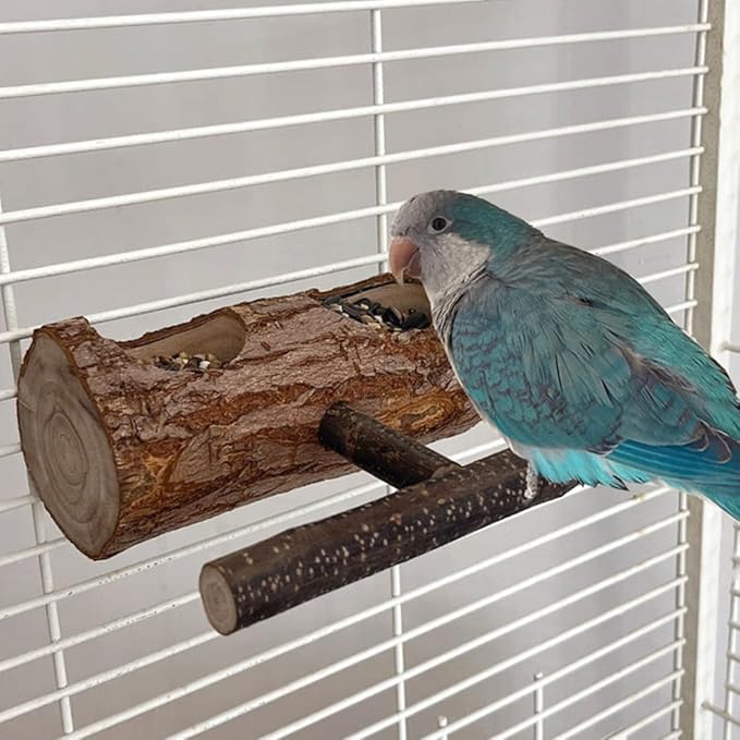 Small Bird Feeding Dish Cups, Removable Pet Food Bowl for Cage, Parrot Feeding Bowls for Finches Lovebirds Budgie Cockatiel Parakeet