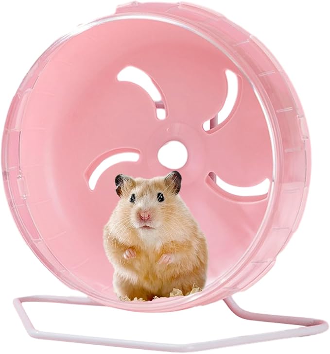 Doefo Silent Hamster Wheel 6 Inch - Quiet Hamster Wheel Dwarf Hamster Toys | Hamster Exercise Wheels Small Animal Toys, Exercise Wheel for Hamsters, Gerbils, Mice, Hedgehog