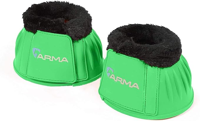 Shires Equestrian Equine Horse Arma Fleece Overreach Bell Boots