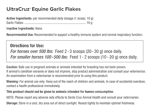 UltraCruz® Equine Garlic Flakes, 25 lb