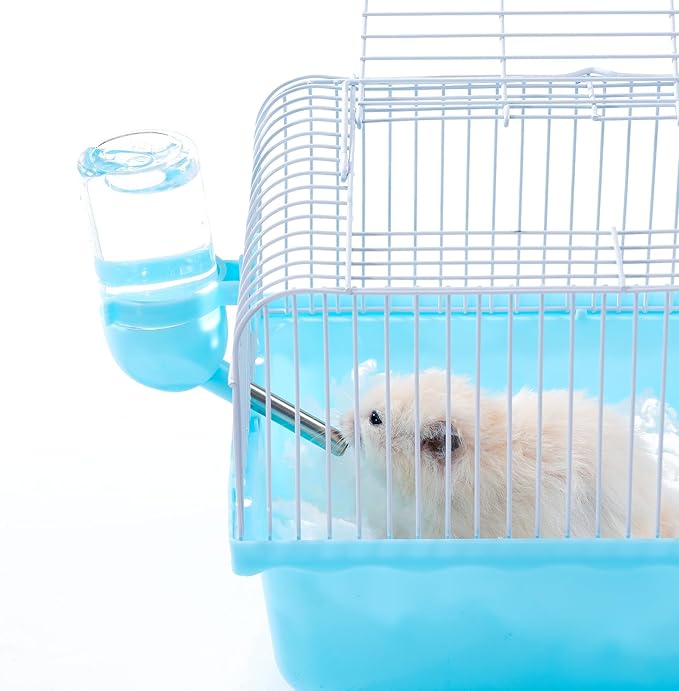 Small Hamster Cage, Hamster Travel Carrier, Travel Cage, Portable, Hand-held, Breathable, Easy to Clean Carry, for Short Trip, Visit to The Pet Clinic, for Small Size Hamsters, Pink
