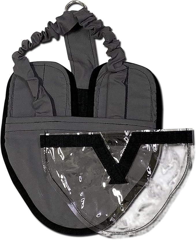 Hen Holster Wrap-Around Bird Diaper & Harness for Hens, Roosters, Ducks, Geese - with Removable Vinyl Liner, Adjustable Fit for Outdoor Adventures & Indoor Use - Easy to wear - XL, Gray