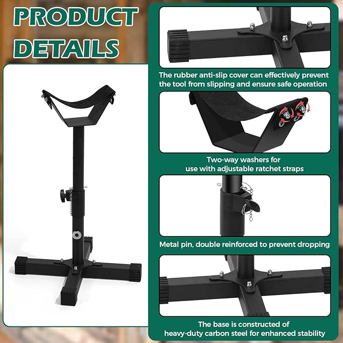 Ecliptica Adjustable Jack Farrier Stand Hoof Stand for Horses Farrier Metal Hoof shoeing Stand, Horse Trimming Shoeing Barefoot Horse Hoof Trimming Tools Grip Hoof Care Tools Veterinary Instruments
