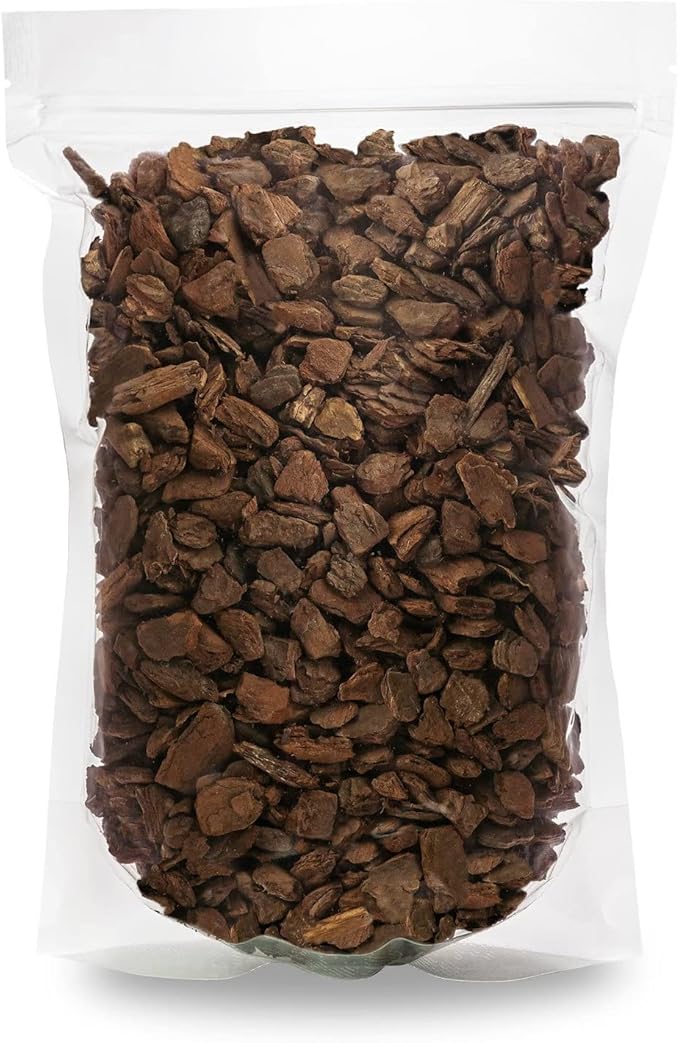 Premium Grade New Zealand Pinus Radiata Bark by Gardenera - Organic Hand Mixed New Zealand Pine Bark for Orchids - Medium Chips 9-12mm - 2 Quart