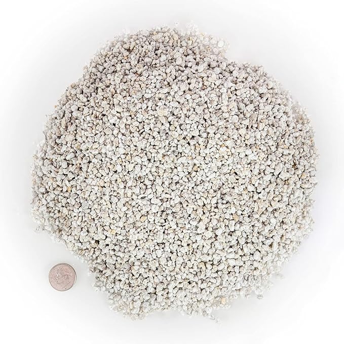 Premium Gardenera Organic Perlite - Medium/Fine Grade Horticultural Soil Amendment for Indoor & Outdoor Container Plants for Drainage Management and Enhanced Growth - 20 Quart Bag