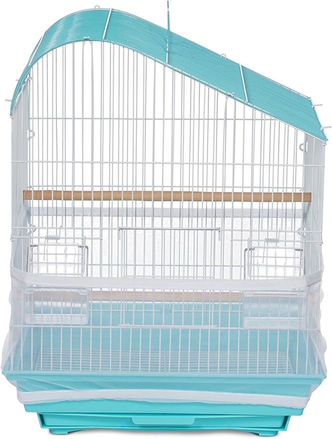 Prevue Pet Products 820W Mesh Bird Seed Catcher, White, Small/7"