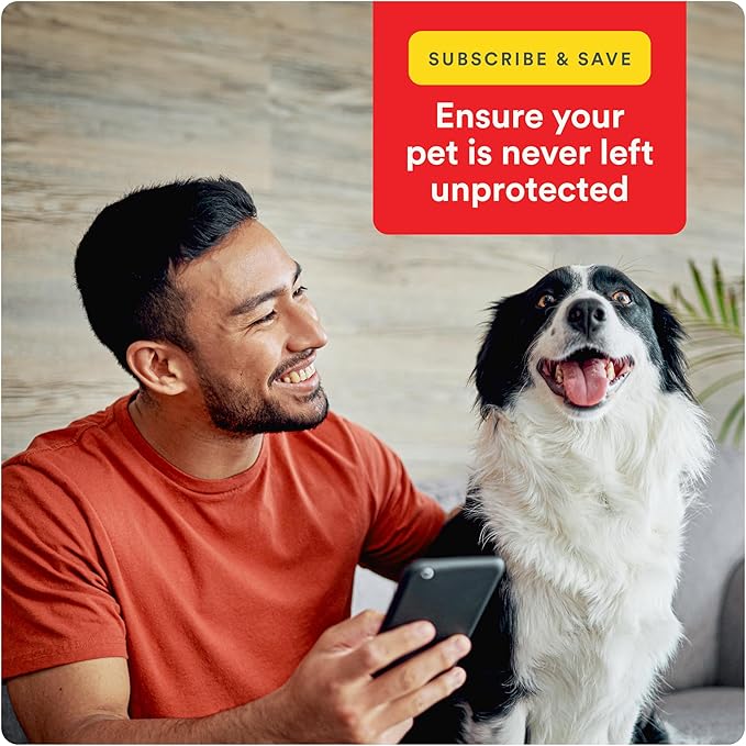 Ultra Flea and Tick Prevention for Dogs - Dog and Puppy Treatment and Control - Mosquito Repellent - Medium, Fast Acting Waterproof Topical Drops, 2 Month Supply