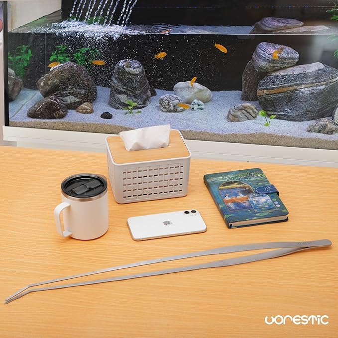 VORESTIC Aquarium Tweezers (Curved, 23.6")