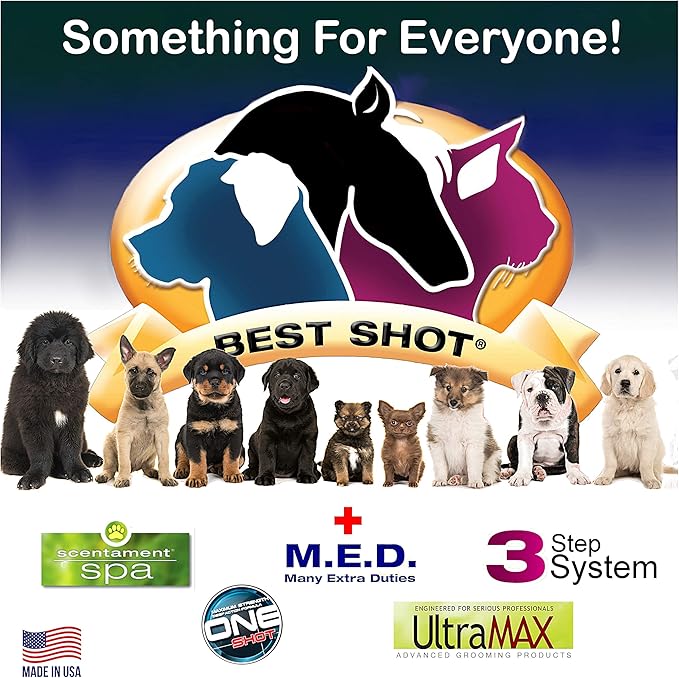 Best Shot Scentament Spa Botanical Body Splash, Body Spray Conditioner for Pets, Cat and Dog Cologne Spray, Alcohol-Free, Ready To Use, Cinnamon Spice, 8 Oz.