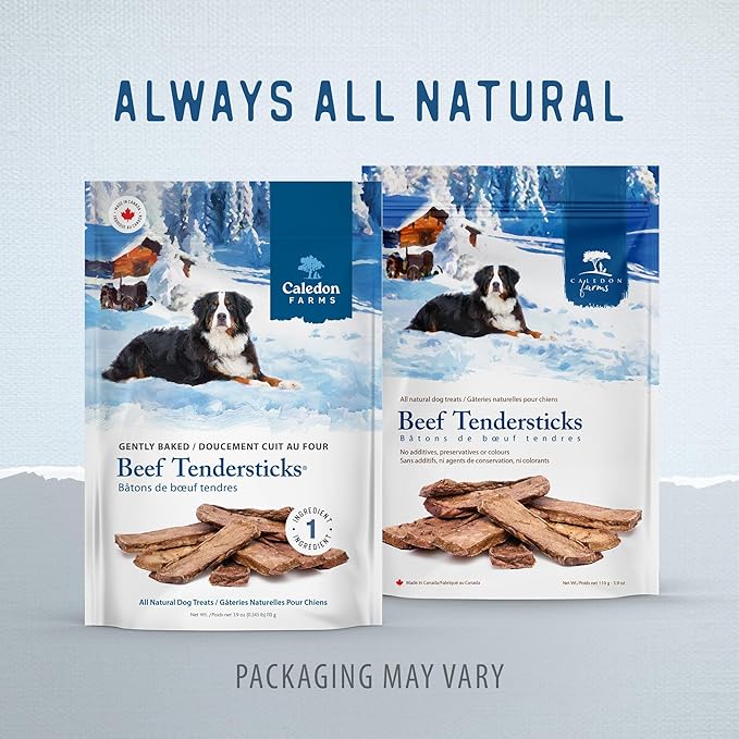Caledon Farms Beef Tendersticks 3.9oz / 110 Grams (Pack of 2)