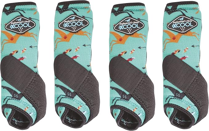 Professional's Choice 2XCOOL Sports Medicine Horse Boots | Protective & Breathable Design for Ultimate Comfort, Durability & Cooling in Active Horses | 2 Pack