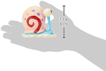 Spongebob Penn-Plax Spongebob Squarepants' Gary The Snail - Large Resin Aquarium Ornament (SBR22) Add a Little Bikini Bottom Decor to Your Tank,Multicolor,3"