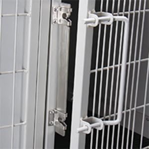43" W x 32" H x 26" D Large Powdercoated Cage Bank