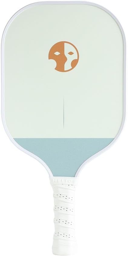 HELIOS Beginner Pickleball Paddle Set of 2 | Includes Rust & Misty Paddles | Particle-Printed Carbon Fiber with 13mm Reactive Core | 8oz, Ideal for Beginners | USAP Approved