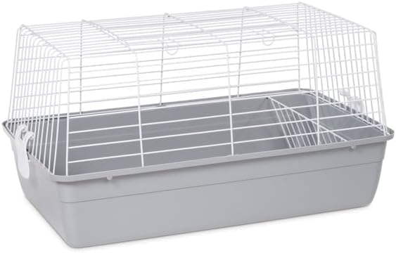 Elegant Escape Small Round Bird Cage with Graceful Design, Durable Metal Construction, Compact Size, and Comfortable Space Gray