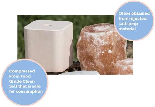 Himalayan Secrets Compressed Pink Salt Lick for Livestock and Wildlife Animals, Pure & Natural Feed Salt Block, Minerals & Trace Elements, No Additives, 5.5LB (2.5KG)