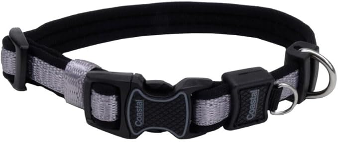 Coastal Pet - Coastal - Inspire Enhanced Core - Adjustable Collar, Grey, 1" x 18"-26"