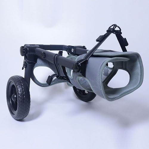 Pet Trolley Adjustable Hind Leg Disabled Dog Mobility Aid Light Rehabilitation Legs Wheelchair Walk Tools(Large)