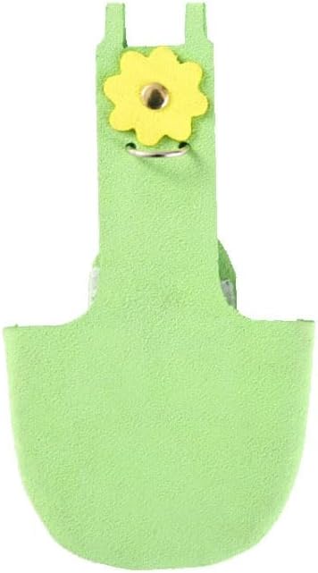 Parrot Clothes, Bird Diapers, Tiger Skin Peony, Flight Suit - Key Features for Avian Comfort and Style (Green, S, Count, 1)