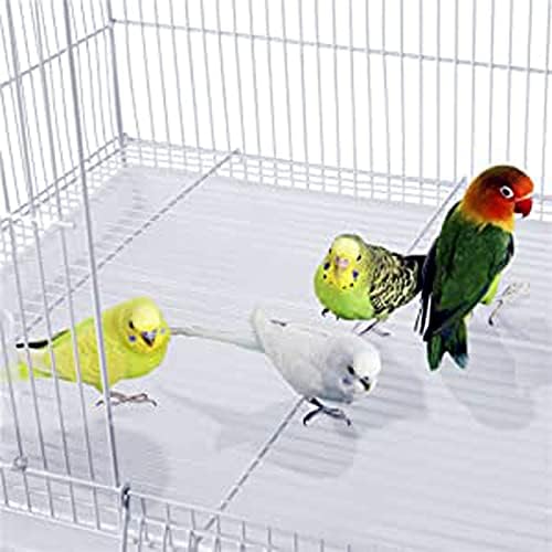 Mcage Lot of Breeding Bird Flight Cages for Canary Parakeet Aviaries Budgies Lovebird Finch (Large 30" White)