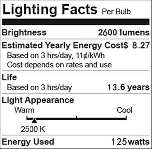 Heat Lamp Bulb R40 125 Watt 2 Pack Painted Red Infrared Glass Lamp Bulb for Food Service, Brooder Bulb, Chicks, Pet, Bathroom.