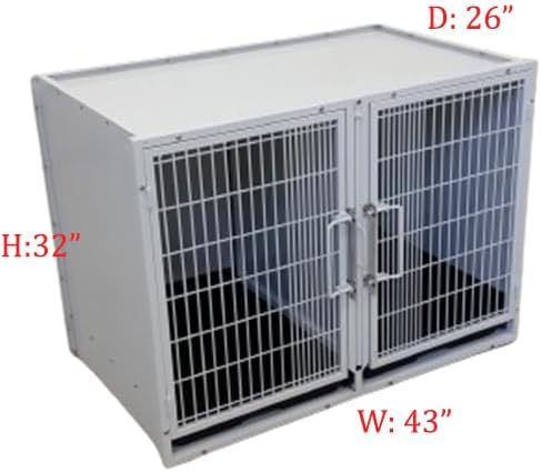 6 or 12 Unit Modular Powder Coated Cage Bank Kit