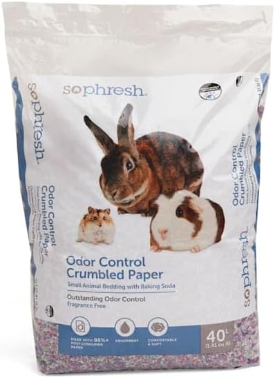SO PHRESH Crumbled Paper Confetti Small Animal Bedding 40 Liter