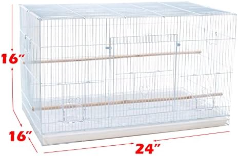 Lot of 6 Aviary Breeding Bird Finch Parakeet Finch Flight Breeder Cage 24" x 16" x 16"H