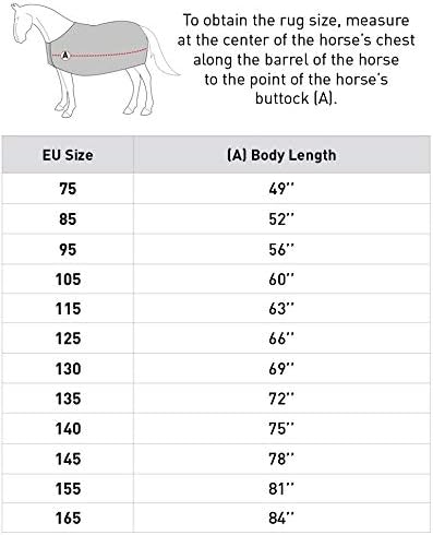 HORZE Nevada Heavy Weight 1200D Waterproof Horse Winter Turnout Blanket (400g Fill) - Black - 84 in