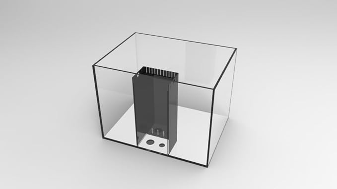 34G Starfire Aquarium w/Center Overflow 24x18x18 H 10mm Starfire/Low Iron Glass