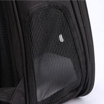Pet Travel Carrier, Cat Dog Dome Space Capsule Bubble Backpack, Portable Waterproof Breathable Knapsack for Hiking, Traveling (Blue/White)