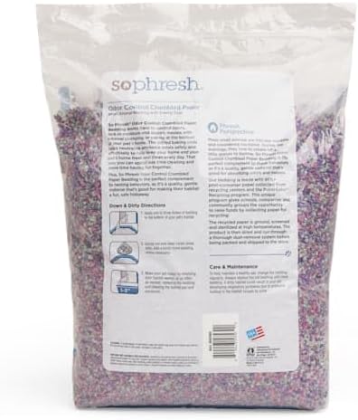SO PHRESH Crumbled Paper Confetti Small Animal Bedding 40 Liter