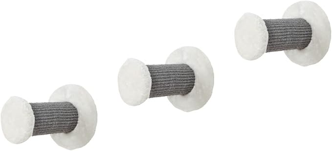 Trixie Wall Mount XXL Cat Climbing Steps, Cat Furniture, Scratching Post, 3pcs, Gray