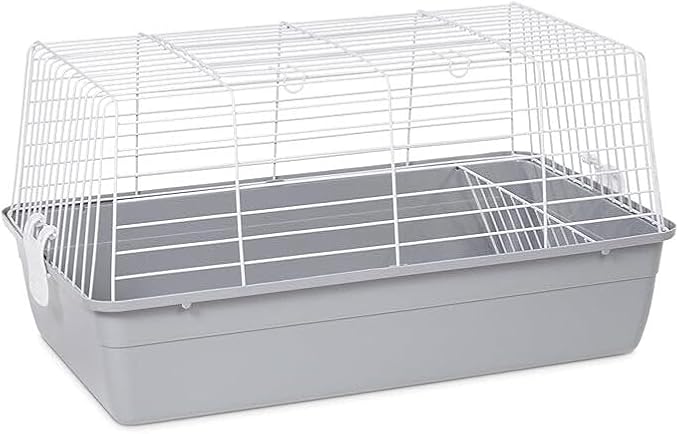 Elegant Escape Small Round Bird Cage with Graceful Design, Durable Metal Construction, Compact Size, and Comfortable Space Gray