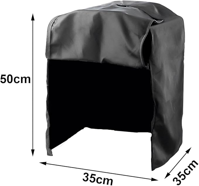Bird Cage Cover Black Pet Cage Cover Good Night Dustproof Birdcage Cover for Lovebirds Macaw Parakeets Bird Cage Accessories, 35x35x50cm