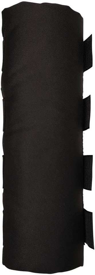 Dura-Tech Quick Wrap No Bow Leg Wraps for Horses | Size 14" | Color Black | Exceptional Leg Coverage | Versatile Use | Secure and Easy Application | Sold in Pairs