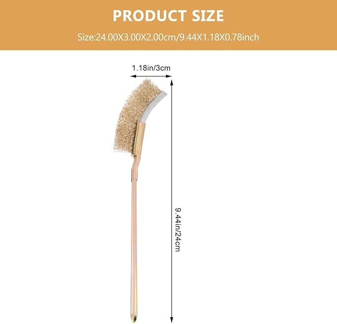 GANAZONO 1set Bird Cage Cleaning Brush Handle Cleaner for Birdcages Tool for Easy Cleaning of Cage Perches and Kennels for Bird Owners