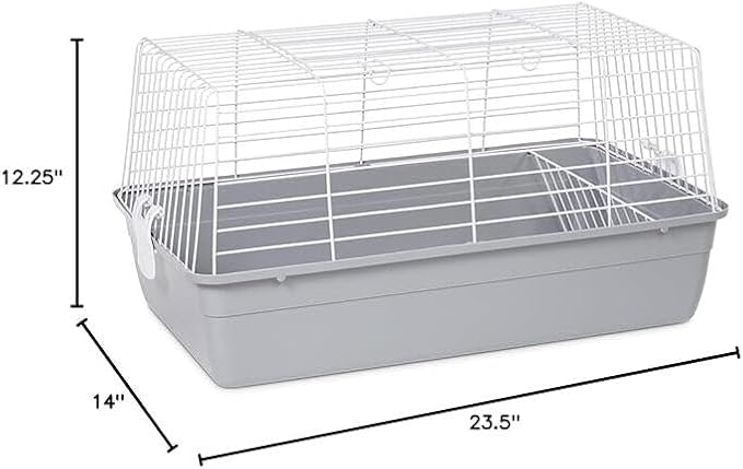 Elegant Escape Small Round Bird Cage with Graceful Design, Durable Metal Construction, Compact Size, and Comfortable Space Gray