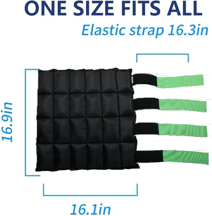 Horse Ice Boots - Reusable Gel Ice Pack for Horses | Cooling Leg Wraps for Hock, Knee, Ankle & Hooves | Horse Supplies & Care Gift Ideas - 1 Pair, Green