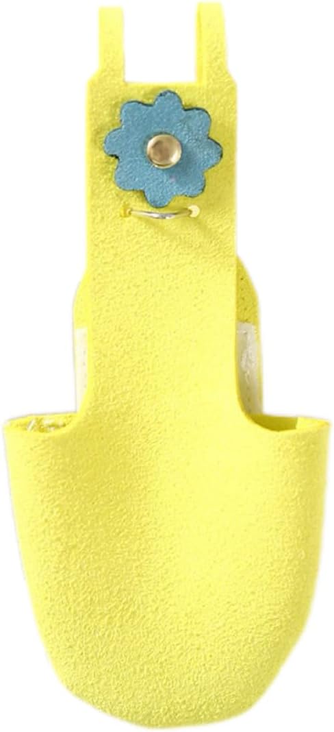 Parrot Clothes, Bird Diapers, Tiger Skin Peony, Flight Suit - Key Features for Avian Comfort and Style (Yellow, XS, Count, 1)