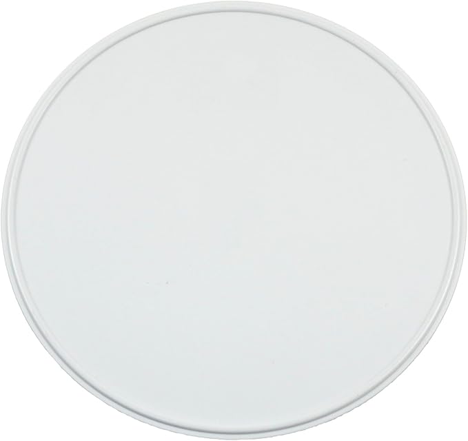 OMEM Reptile Food Bowl Water Dish,Feeding Dish, Birds Bowl (L, White)