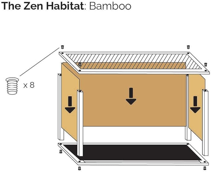 Zen Habitats 4'x2'x16 Reptile Enclosure - The 3.0