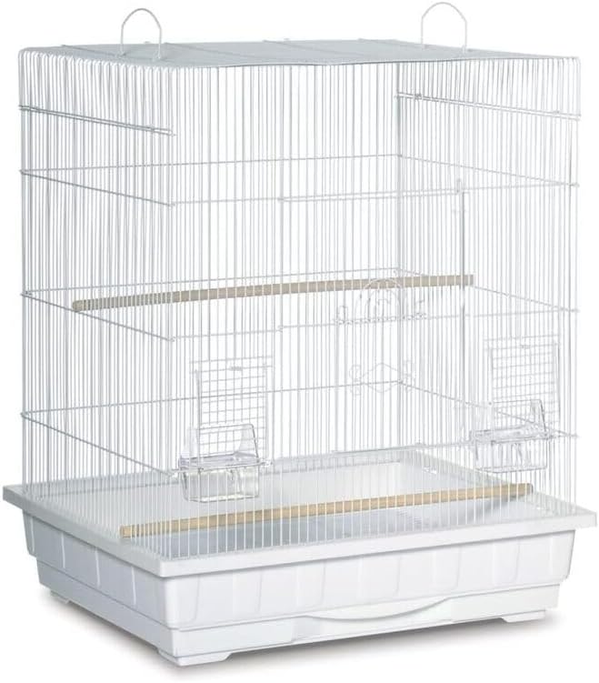 Maykoosh Square Bird Cage - Spacious & Durable Habitat for Parakeets & Canaries
