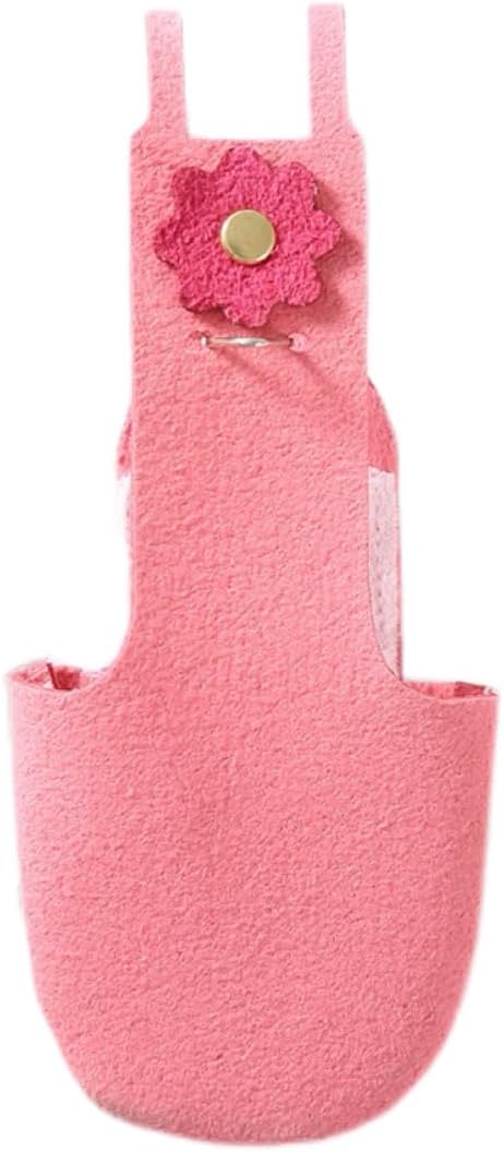 Parrot Clothes, Bird Diapers, Tiger Skin Peony, Flight Suit - Key Features for Avian Comfort and Style (Pink, S, Count, 1)