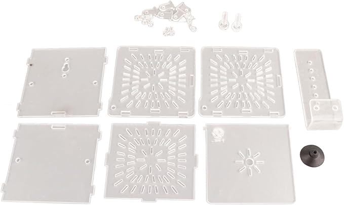 Estink Acrylic Transparent Fish Breeding Isolation Box Aquarium Hatchery Incubator Holder, with Hook and Sucker Design (10CM*10CM*10CM)