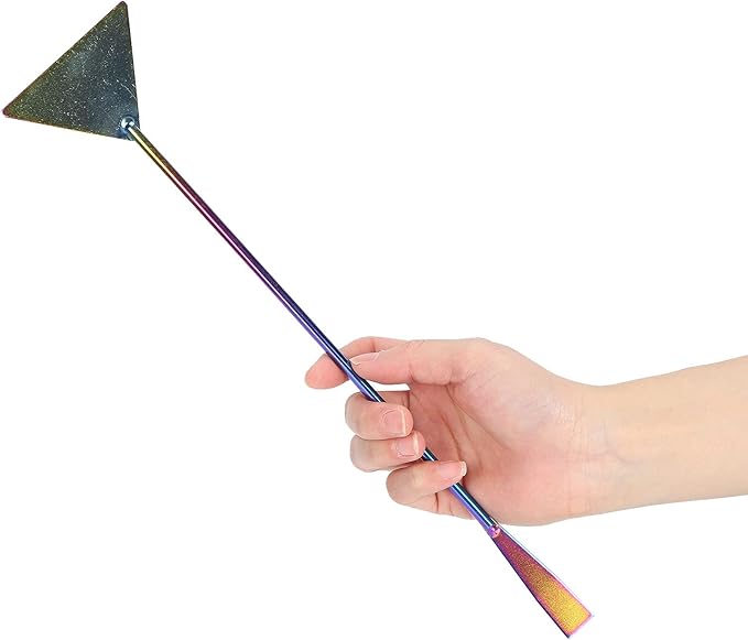 Aquarium Sand Flattener Tool, Double Headed Stainless Steel Spatula, Substrate Groomer and Plant Untangler, for Aquarium Maintenance